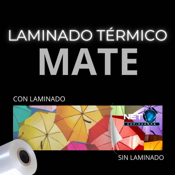Rollo de Laminado Mate Térmico 30cm x 200mts