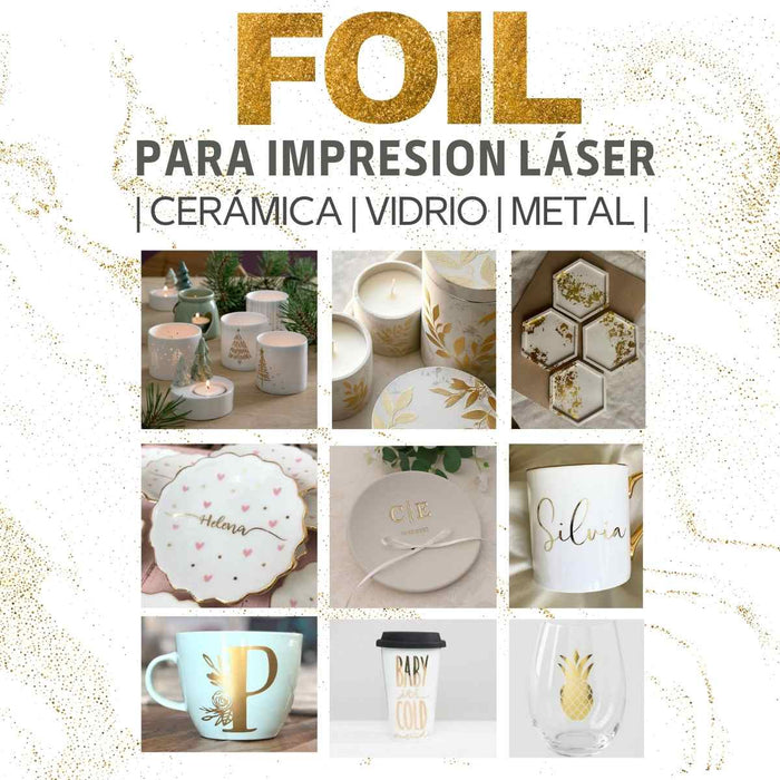 Kit Papel Impresión para FOIL en CERAMICA | Vidrio
