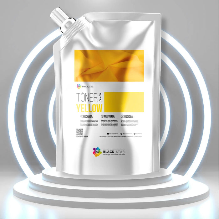 Toner BlackStar Recarga para Canon Amarillo de 1 kg IRC5180