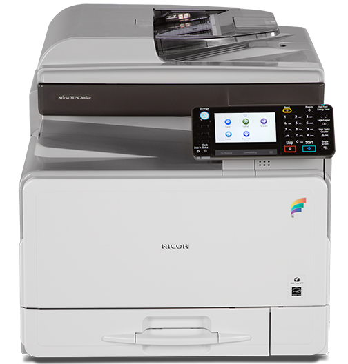 Impresora Multifuncional Color Ricoh MPC305 SPF Servicio Certificado