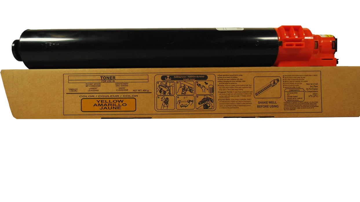 Toner Ricoh Amarillo MPC3500, MPC4500 Black Star