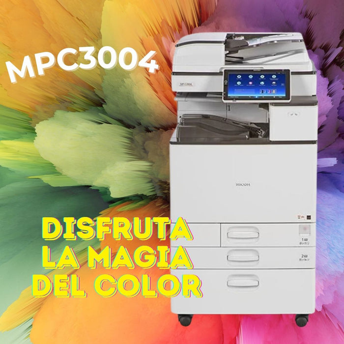 Impresora Multifuncional Ricoh Mpc3004 Color Remanufacturada