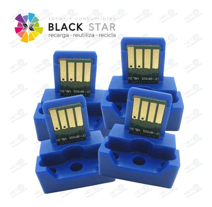 Chip Tóner 4 Colores Sharp Mx6070,3070,3570,4050,4070, Cmyk