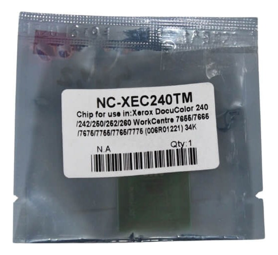 Chip Toner Magenta Para Xerox 6r1221, 240,250,wc7675, Wc7775