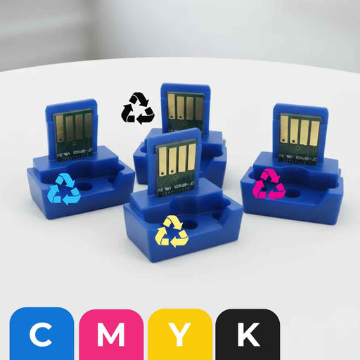 4 Chips Toner CMYK para Sharp Mx5110 | Mx5140 | Mx4140 | Mx4110 - Net Copiadoras