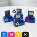 4 Chips Toner CMYK para Sharp Mx5110 | Mx5140 | Mx4140 | Mx4110 - Net Copiadoras