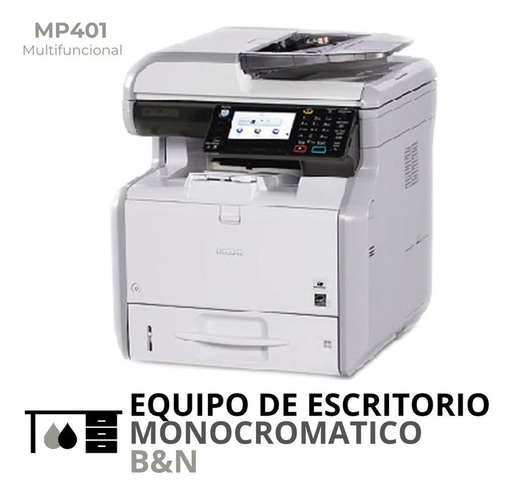 Impresora Multifuncional Ricoh Mp401 Remanufacturada B & N