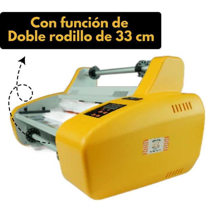 Laminadora de Calor | Doble Rollo | 33cm | Nueva