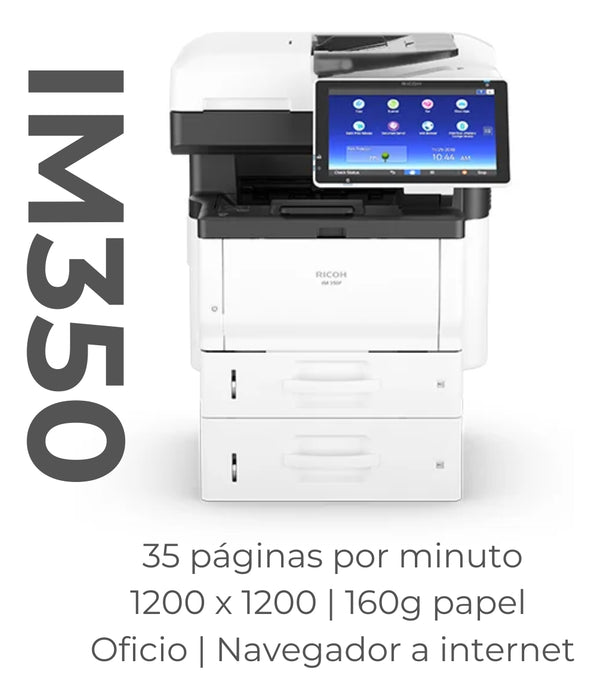 Copiadora | Impresora Ricoh Im350 Reacondicionada | Garantía