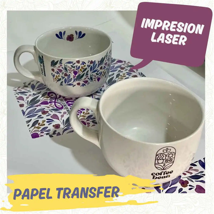 Kit Papel Impresión para CERAMICA | Vidrio | Metal | Diferentes Superficies Lisas