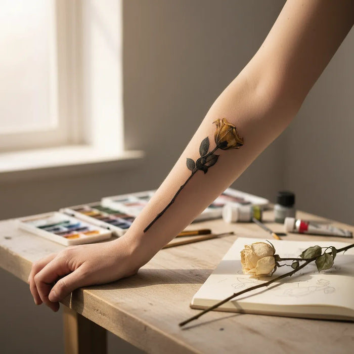 Tatuaje Temporal Dorado Kit 10 Hojas Impresión Láser A4