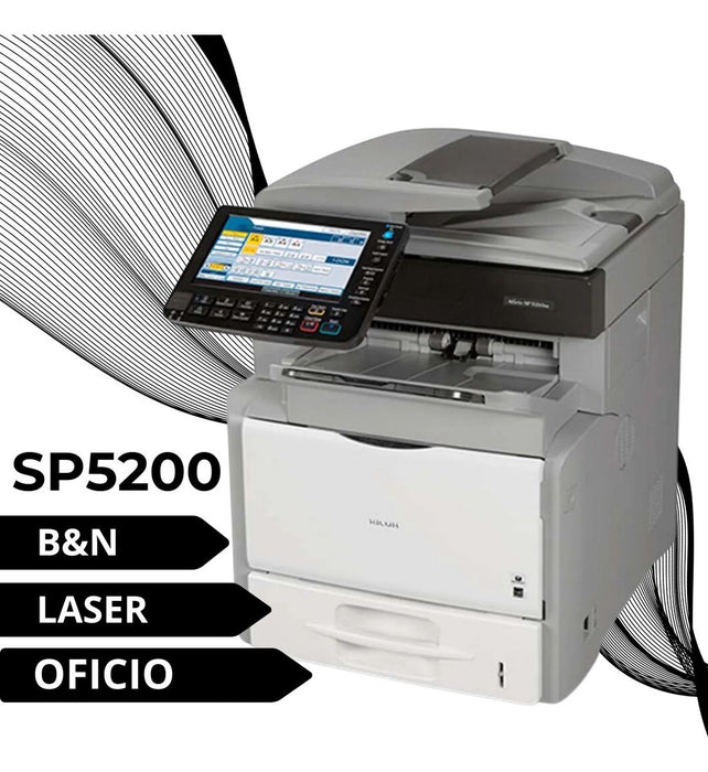 Impresora Multifuncional Ricoh Sp5200 Remanufacturada B & N