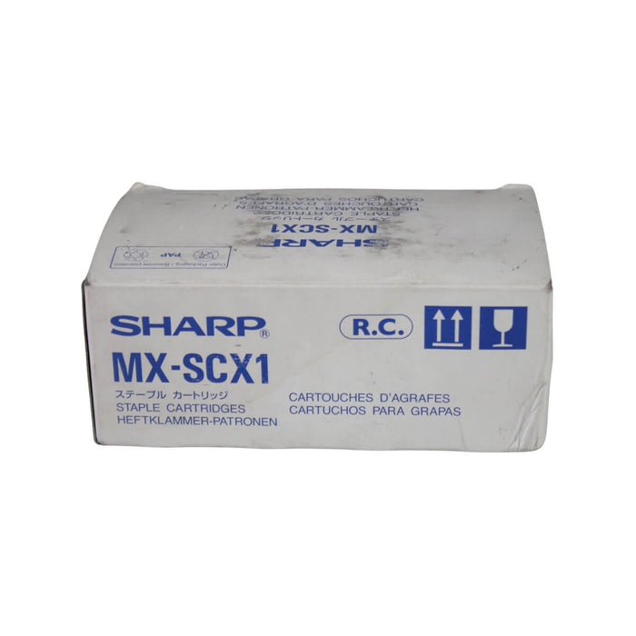 CARTUCHO DE GRAPAS SHARP OEM MX-SCX1, MXSCX1, MX2640, MX3140, MX4100, MX4101 5,000 GRAPAS  - Net Copiadoras