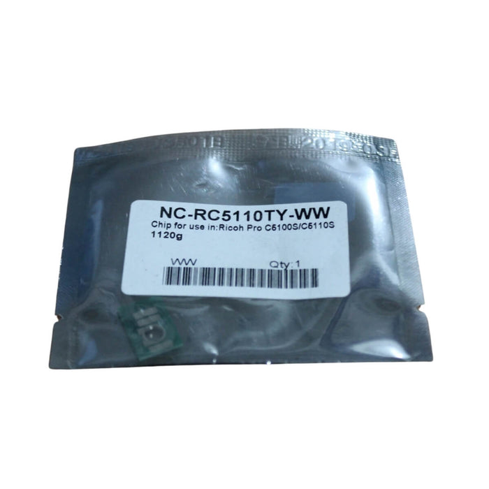 CHIP RICOH AMARILLO BLACK STAR C5100, C5110, 828351, 828222 - Net Copiadoras