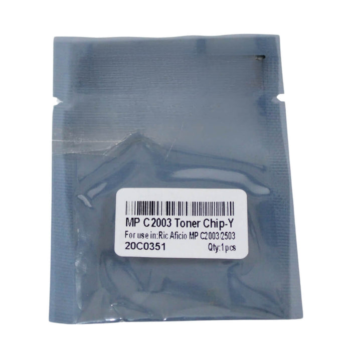 CHIP RICOH AMARILLO BLACK STAR MPC2003, MPC2004, MPC2503, MPC2504, 841919 - Net Copiadoras