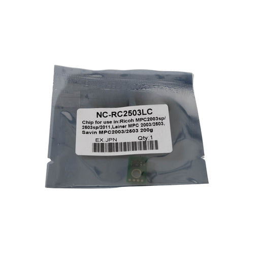 CHIP RICOH CYAN BLACK STAR MPC2003, MPC2004, MPC2503, MPC2504, 841921 - Net Copiadoras