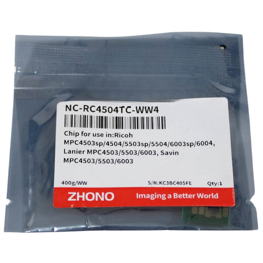 CHIP RICOH CYAN BLACKSTAR MPC4503, MPC4504, MPC5503, MPC6003, MPC6004,  841852, 841856 - Net Copiadoras