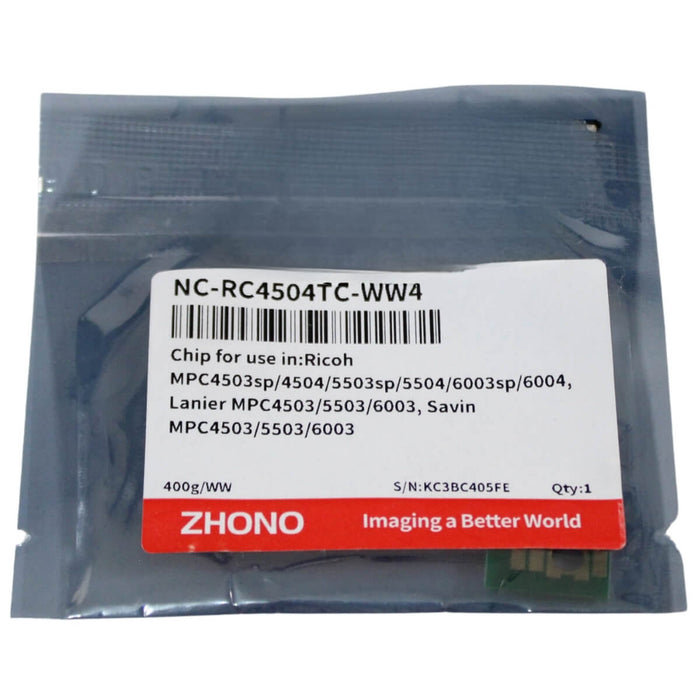 CHIP RICOH CYAN BLACKSTAR MPC4503, MPC4504, MPC5503, MPC6003, MPC6004,  841852, 841856 - Net Copiadoras