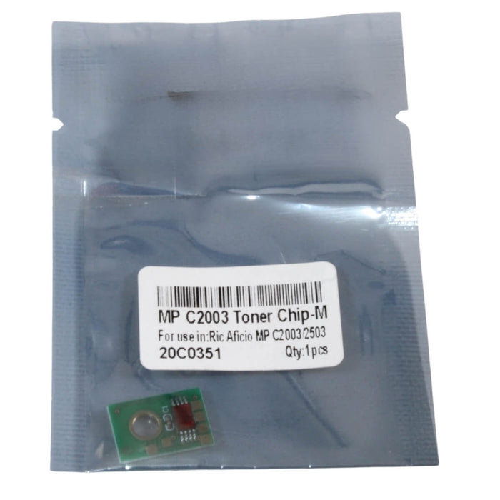 CHIP RICOH MAGENTA BLACK STAR MPC2003, MPC2004, MPC2503, MPC2504 - Net Copiadoras