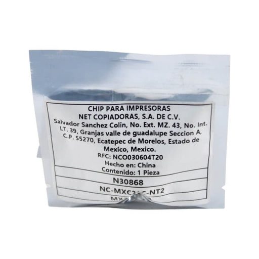 CHIP SHARP CYAN BLACKSTAR MX2600, MX3100, MX4100, MX4101, MX5001, MX31NTCA - Net Copiadoras