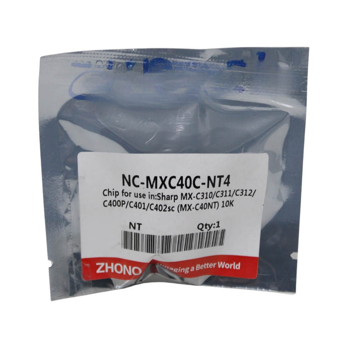 CHIP SHARP CYAN BLACKSTAR MXC311,MXC312,MXC400 MXC40NTC,MXC401,MXC402 - Net Copiadoras