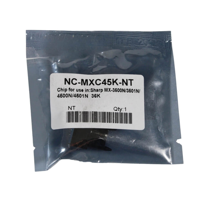 CHIP SHARP NEGRO BLACKSTAR MX3500,MX3501,MX4500 MX45NTBA,MX4501 - Net Copiadoras