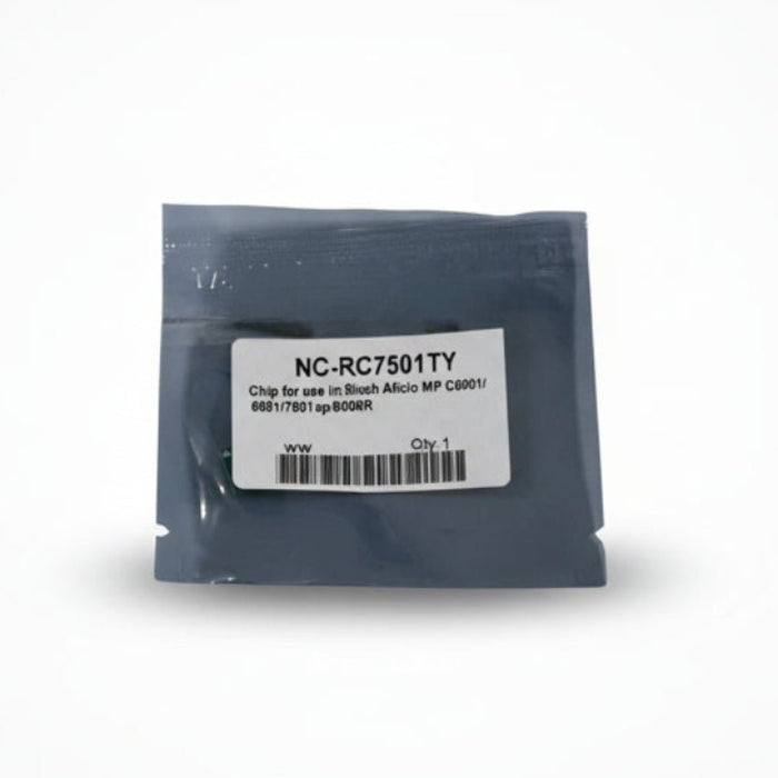 CHIP TONER AMARILLO PARA RICOH BLACKSTAR MPC6501 | MPC7501 | 841360 - Net Copiadoras