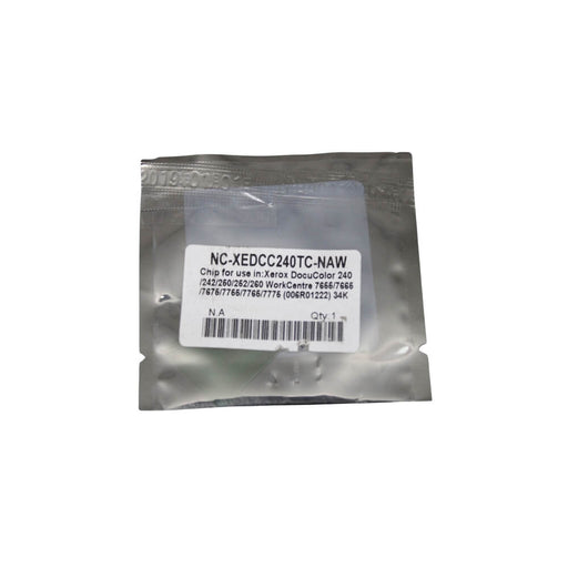 CHIP TONER CYAN XEROX BLACKSTAR 6R1222 | 240 | 250 | 242 | 252 | 260 | 7655 | 7665 | 7675 | 7775 - Net Copiadoras