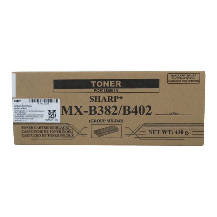 DEPOSITO TONER SHARP MXM623, MXM753 CBOX0192DS53 OEM - Net Copiadoras
