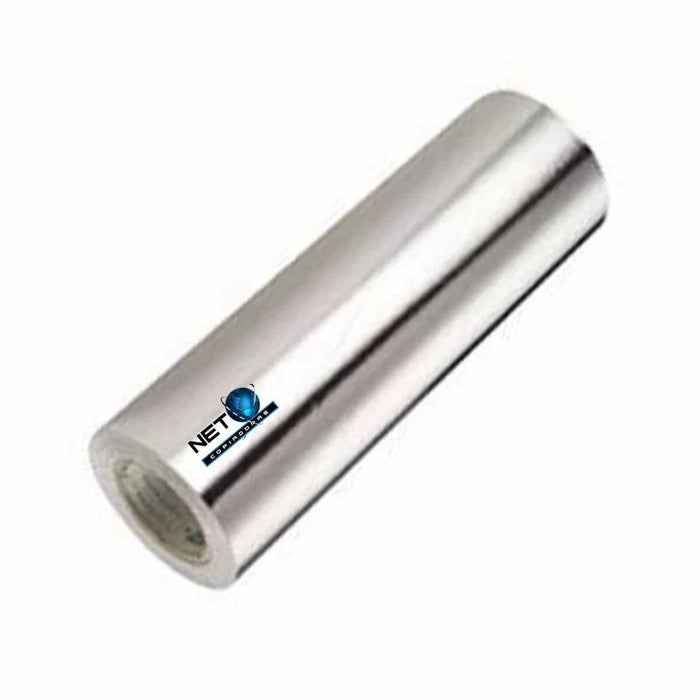 Foil Plateado Reactivo Al Toner Rollo De 120 Mts - Net Copiadoras