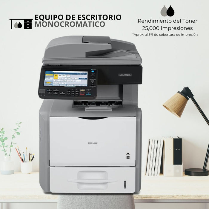 Impresora Multifuncional Ricoh Sp5210 Remanufacturada B & N - Net Copiadoras
