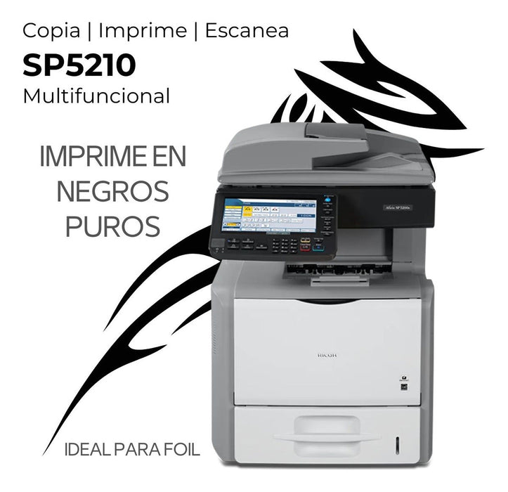 Impresora Multifuncional Ricoh Sp5210 Remanufacturada B & N - Net Copiadoras