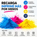 Kit de Recarga Toner 1.5kg Cian-Magenta-Amarillo Mx3070 Mx3570 Mx4070 Mx5070 6070 - Net Copiadoras