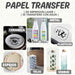 Kit Papel Impresión para CERAMICA | Vidrio | Metal | Diferentes Superficies Lisas - Net Copiadoras