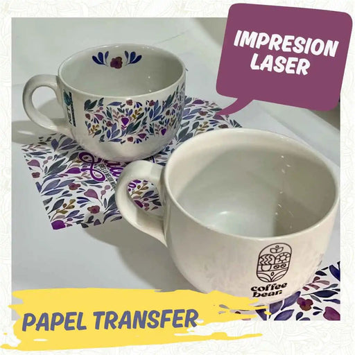 Kit Papel Impresión para CERAMICA | Vidrio | Metal | Diferentes Superficies Lisas - Net Copiadoras