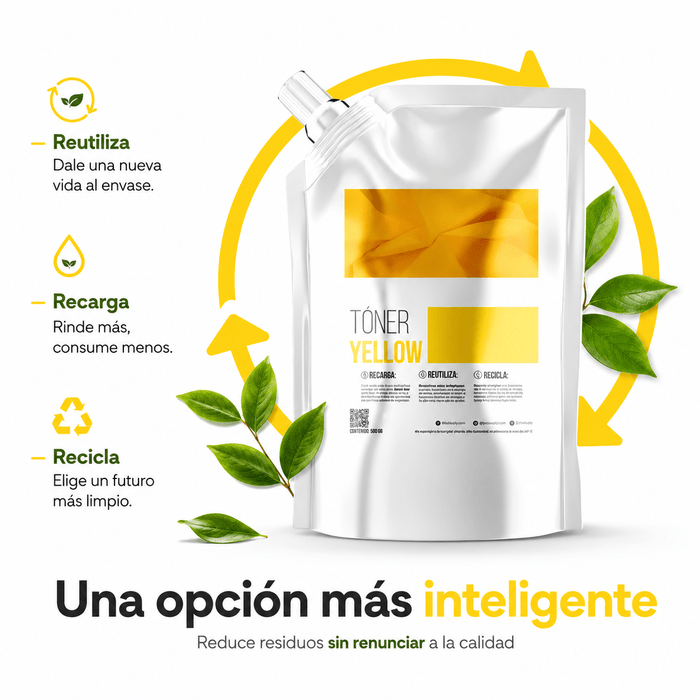 Recarga Toner Y Chip Sharp AMARILLO Mx3070 3570 Mx4070 Mx5070 Mx6070 - Net Copiadoras