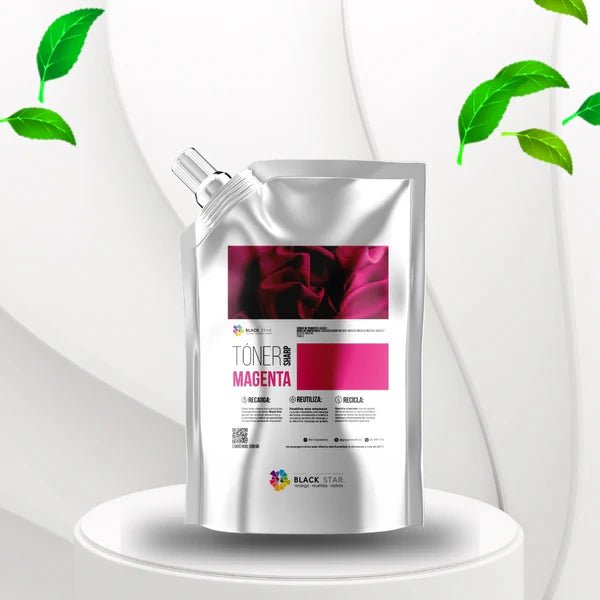 Recarga Toner Y Chip Sharp MAGENTA Mx3070 3570 Mx4070 Mx5070 Mx6070 - Net Copiadoras