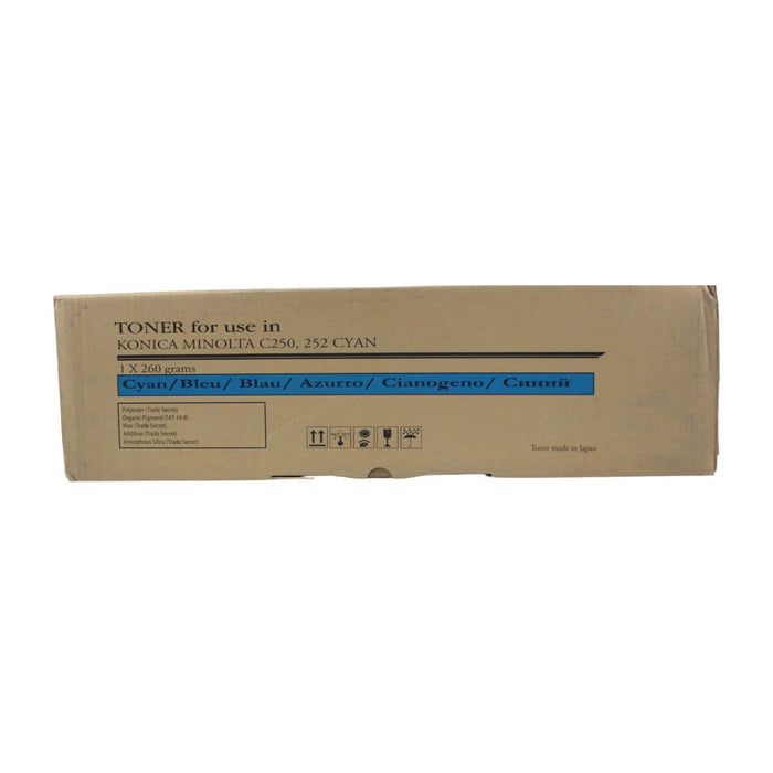 TONER CARTUCHO KONICA CYAN COMPATIBLE BIZHUB C250, C252, 8938508 - Net Copiadoras