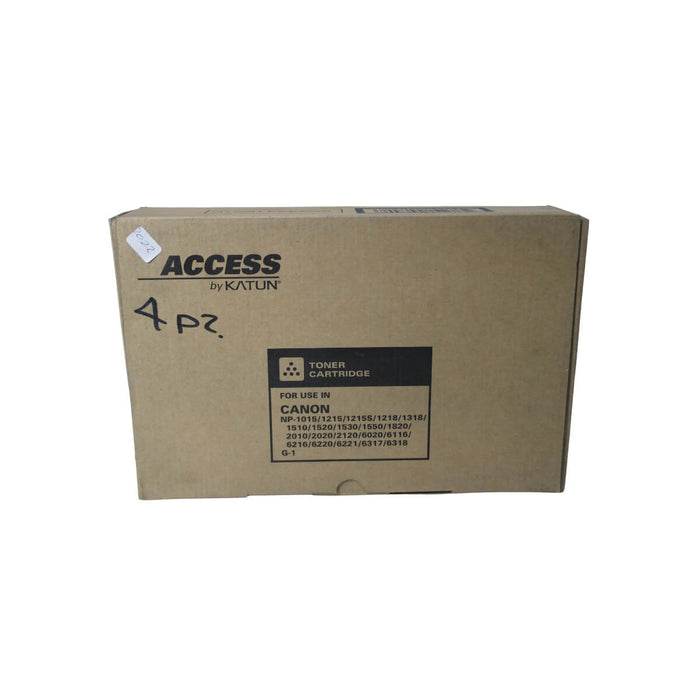TONER KATUN CANON NPG1 NP2020, NP2120 CAJA C/4 CARTUCHOS 190GMS C/U LINEA ACCESS     - Net Copiadoras