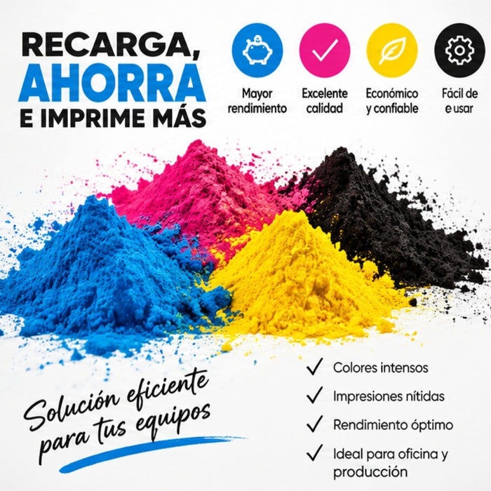 Toner Kit 4 Colores Mx2630 Mx3050 Mx3070 Mx3570 Mx4070 Mx5070 Mx6070 - Net Copiadoras