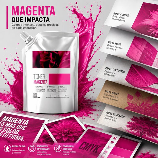 Toner Kit de 4 Recargas Para Modelos Sharp Mx3070 A Mx6070 Blackstar - Net Copiadoras