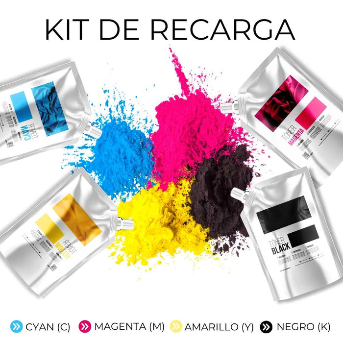 Toner Kit Recarga Cmyk 2kg Mx3070 Mx3570 Mx4070 Mx5070 6070 - Net Copiadoras