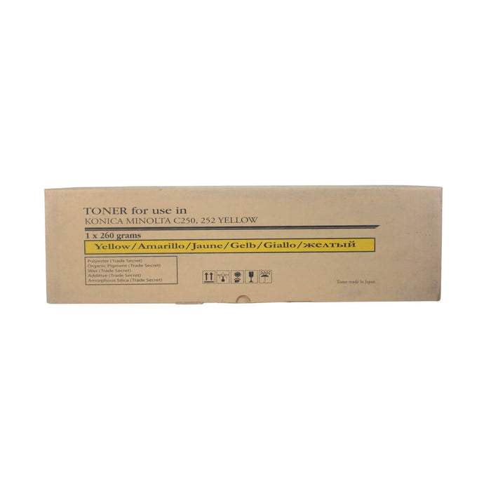 TONER KONICA AMARILLO CARTUCHO COMPATIBLE BIZHUB C252, C250, 8938506 - Net Copiadoras