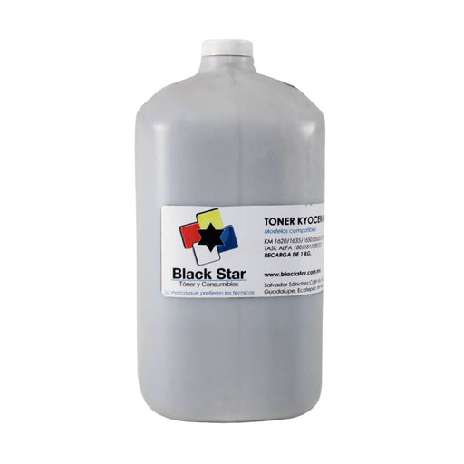 TONER PARA KYOCERA MITA BLACKSTAR RECARGA DE 1 Kg KM1620, KM1635, KM1650, KM2020, KM2015, KM2020, KM2035, T631-2 - Net Copiadoras