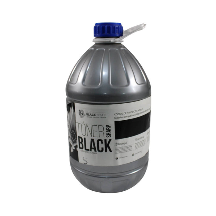 TONER PARA SHARP BLACKSTAR MXB350W, MXB355W, MXB450W, MXB455W, MXB45NT, RECARGA 700GR - Net Copiadoras