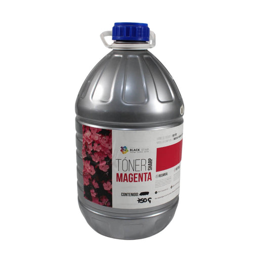 TONER PARA SHARP MAGENTA BLACKSTAR MX6240, MX6580, MX7040 MX62NTMA RECARGA DE 750gms      - Net Copiadoras