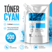 Toner Recarga BlackStar 500g Sharp Cyan MX3070, MX4070, MX5070, MX6070 Recarga 500g - Net Copiadoras