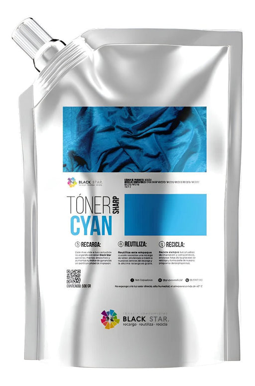 Toner Rico Cyan 500g Mpc2030 | 2050 | 2550 | 3501 | 4502 - Net Copiadoras