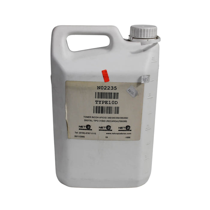 TONER RICOH AFICIO 340, 345, 350, 355, 450 DIGITAL TIPO 3100D RECARGA 700gms     - Net Copiadoras
