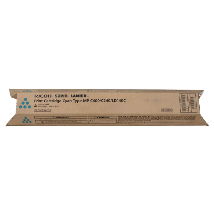 TONER RICOH CYAN OEM MPC300, MPC400, MPC401, 841725  REND. 10,000 - Net Copiadoras